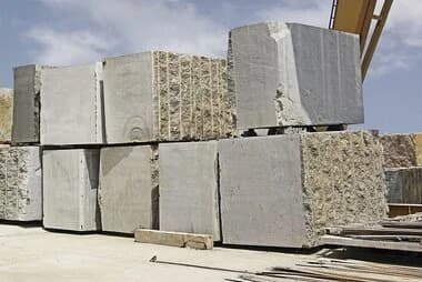 Blocks stone slabs