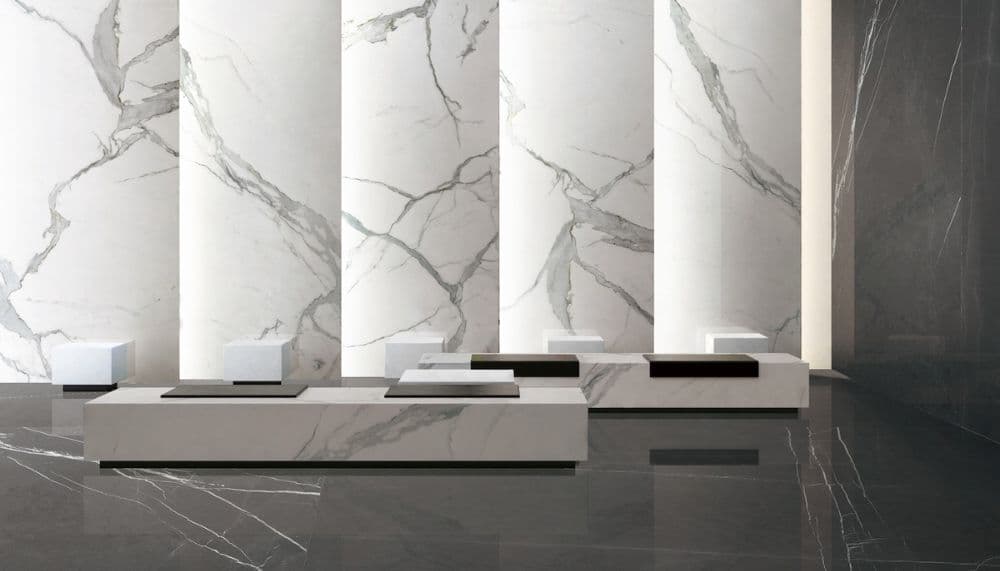 Porcelain stone slabs